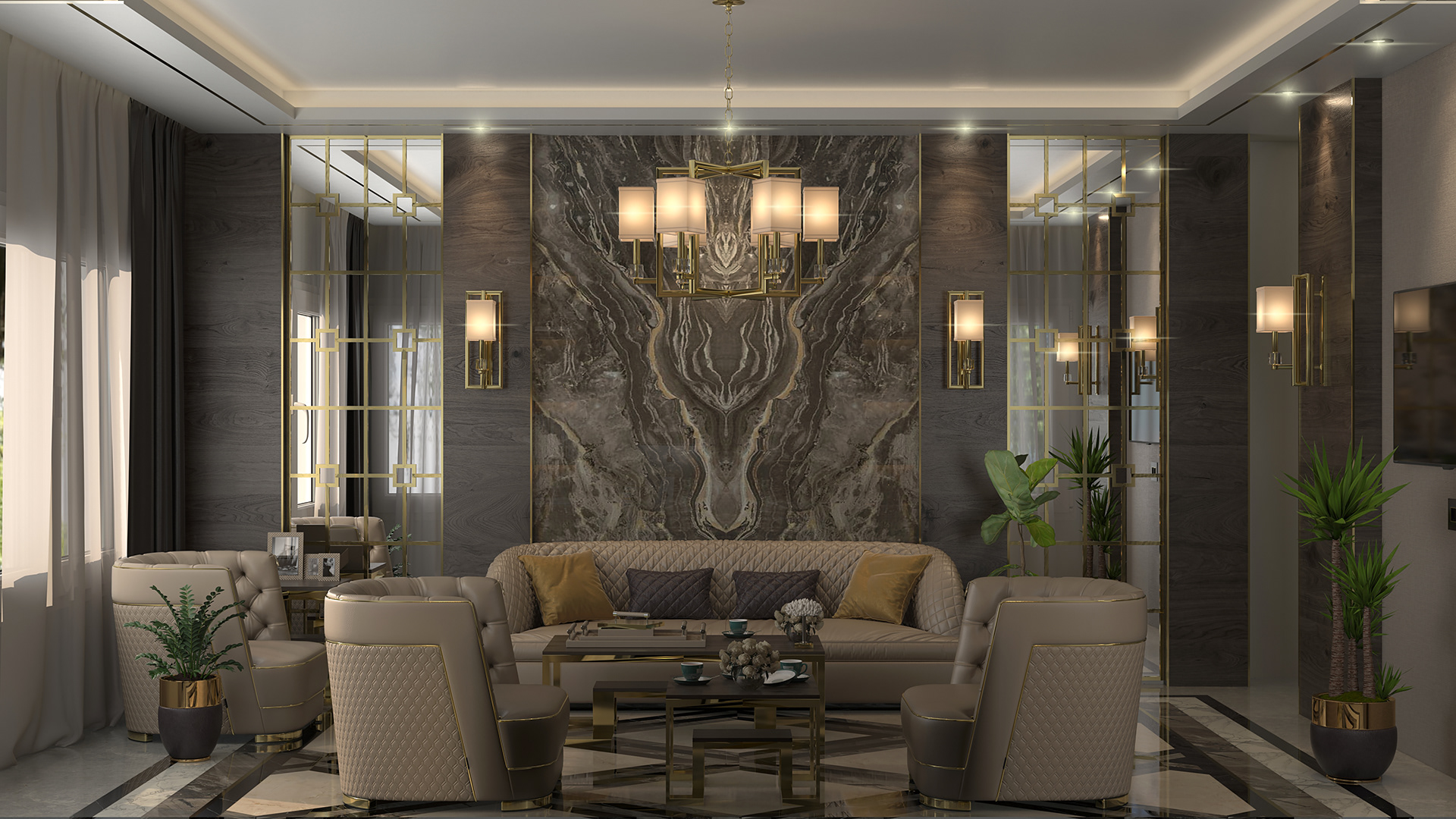 Home Office Classic Design | Luxury Classical Office Interior Design